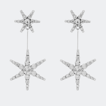 Crystal star drop Earrings