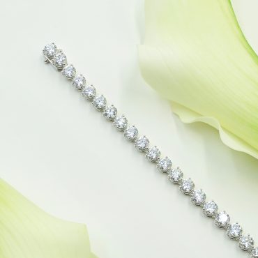 18K White Gold Diamond Bracelet