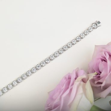 18K White Gold Diamond Bracelet
