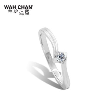 White Gold Diamond Ring (R3K01920-B01)