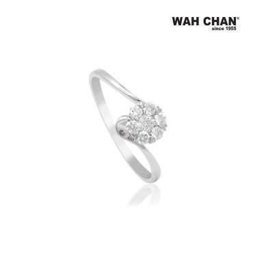 White Gold Diamond Ring (RLK02435-B01)