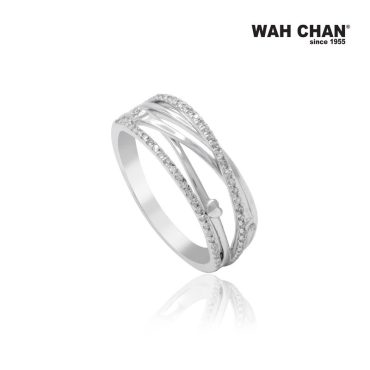 White Gold Diamond Ring (RLK02987-A01)