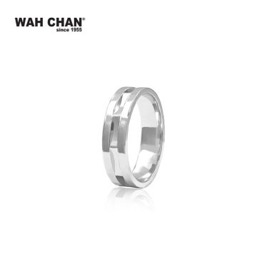 9K White Gold Ring (RK00396-A01)