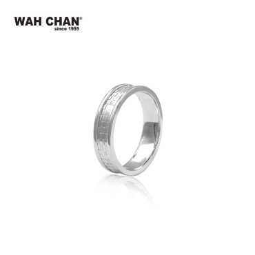9K White Gold Ring (RK00397-A01)