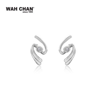 White Gold Diamond Earrings (E3K00449-A01)