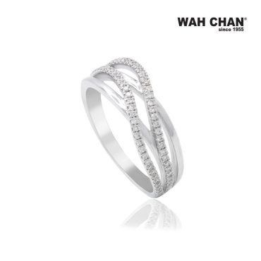 White Gold Diamond Ring (RLK03027-A02)