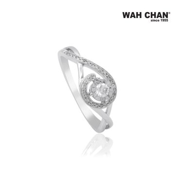 White Gold Diamond Ring (RLK03187-A01)