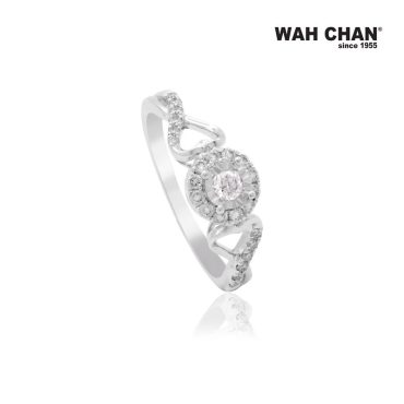 White Gold Diamond Ring (RLK03257-A02)
