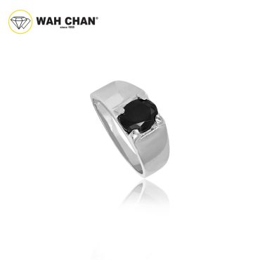 Men Silver Ring S9ROV246 - Cincin Perak untuk Lelaki