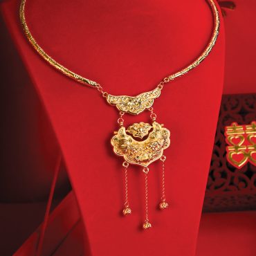 999 Gold Necklace – Golden Grace 凤舞金姿