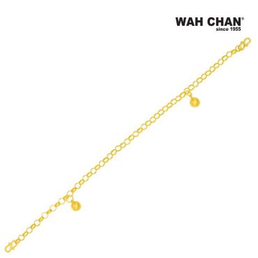 916 Gold Jingle Baby Anklet OSB1054