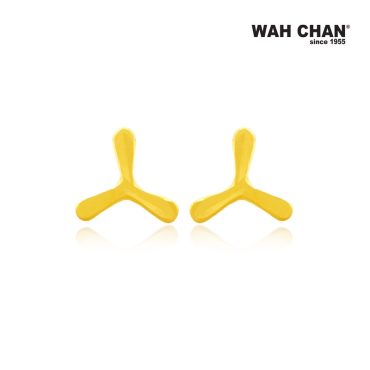 916 Gold Screw Back Earrings - OSE1051