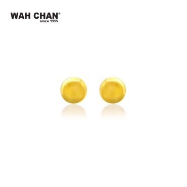 916 Gold Screw Back Earrings - OSE1087-1