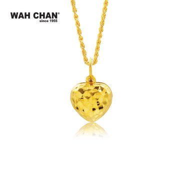 916 Gold Pendant/Charm - Love Design OSP1246