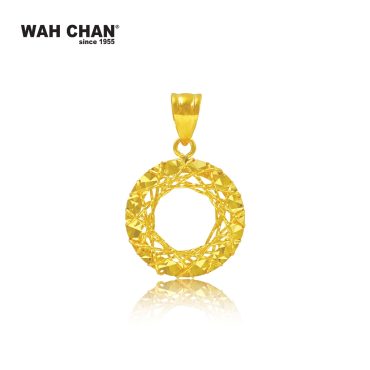 916 Gold Pendant - Circular OSP1295