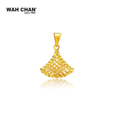 916 Gold Pendant - Leaf Petal OSP1309