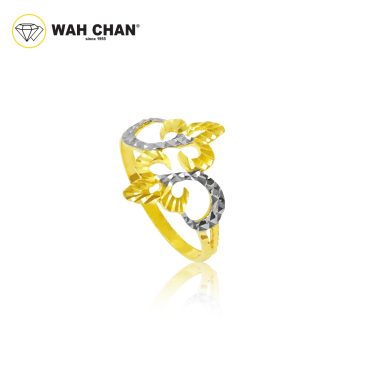 916 Gold Ring - Whisper Bloom OSR1075b