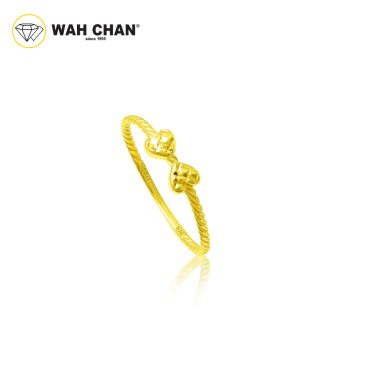 916 Gold Ring - Golden Bow OSR1078