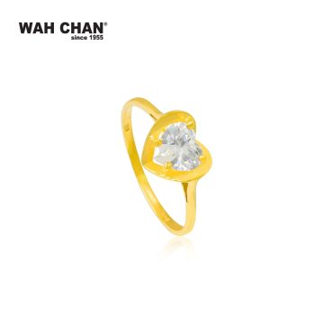 916 Gold Ring Zirconia Nikah ZRR1005