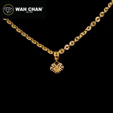 WAH CHAN 916 Gold Pendant - CAI OSP1315