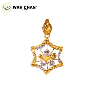WAH CHAN 916 Gold Pendant - Flower OSP1329