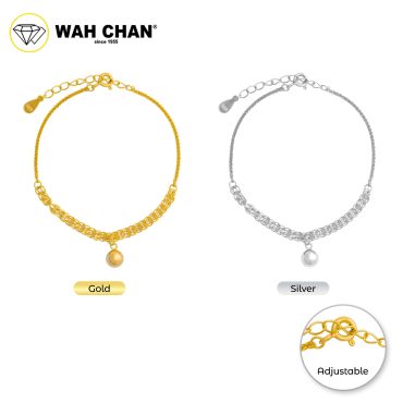 WAH CHAN S925 ITALIAN Silver Bracelet - Sphere NSBCO1001