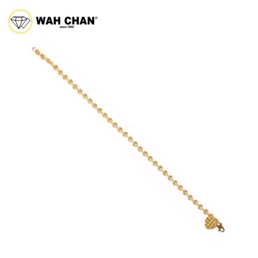 WAH CHAN 916 Gold Bracelet - Sunflower Matahari OSB1182