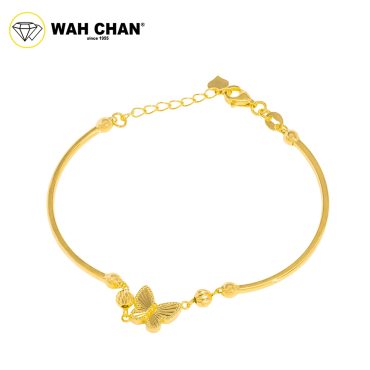 WAH CHAN 916 Gold Bracelet - Butterfly OSB1224