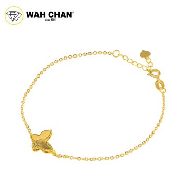 WAH CHAN 916 Gold Bracelet - Butterfly OSB1225