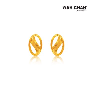 WAH CHAN 916 Gold Earrings (OSE1005)