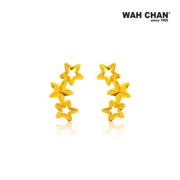 WAH CHAN 916 Gold Earrings (OSE1009)