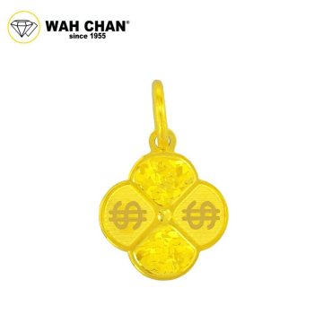WAH CHAN 916 Gold Pendant - $ Symbol Pendant OSP1332