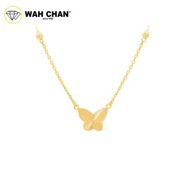 WAH CHAN 916 Gold Necklace - Butterfly Necklace OSC1064