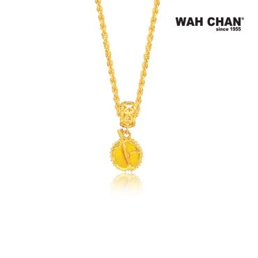 WAH CHAN 916 Gold Charm / Pendant - Durian (OSP1055)