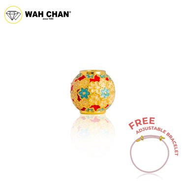BUNDLE EXCLUSIVE - WAH CHAN 916 Gold Pendant - Floral Flowers OSP1362