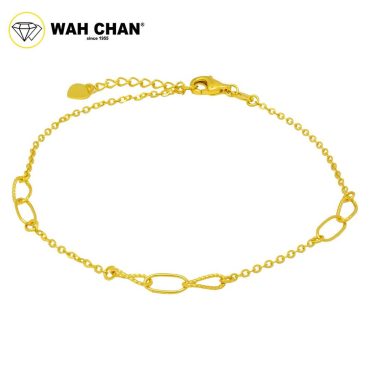 WAH CHAN 916 Gold Bracelet - Link Chain OSB1193