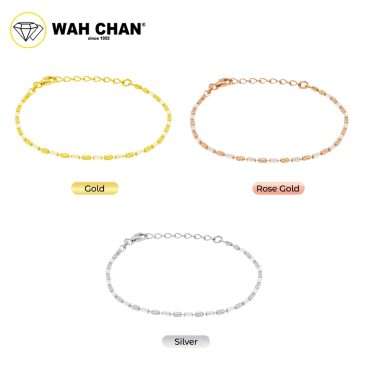 WAH CHAN S925 ITALIAN Silver Bracelet - Alternate Bead N2B00018