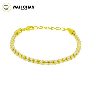 WAH CHAN S925 ITALIAN Silver Bracelet - Ice Chain N2B00019