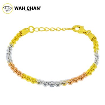 WAH CHAN S925 ITALIAN Silver Bracelet - BR Vortex N2B00024-10176