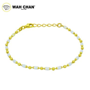 WAH CHAN S925 ITALIAN Silver Bracelet - Round Bead N2B00026-10237