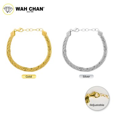 WAH CHAN S925 ITALIAN Silver Bracelet - NSBCC1001