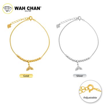WAH CHAN S925 ITALIAN Silver Bracelet - Mermaid Tail NSBCO1003