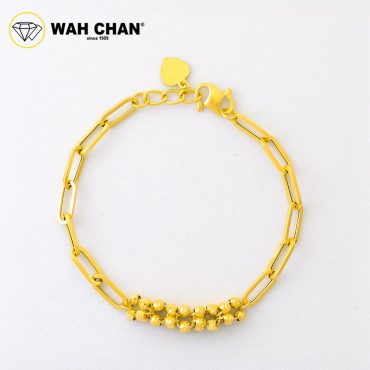 WAH CHAN 916 Gold Bracelet CSB106 - Gelang Tangan Emas