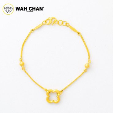 WAH CHAN 916 Gold Bracelet CSB110 - Gelang Tangan Emas