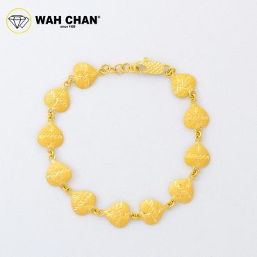 WAH CHAN 916 Gold Bracelet CSB111 - Gelang Tangan Emas