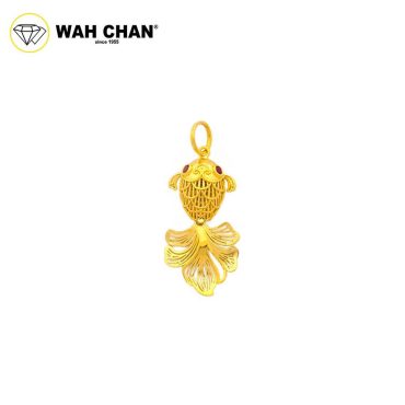 WAH CHAN 916 Gold Pendant - Golden Fish OSP1366