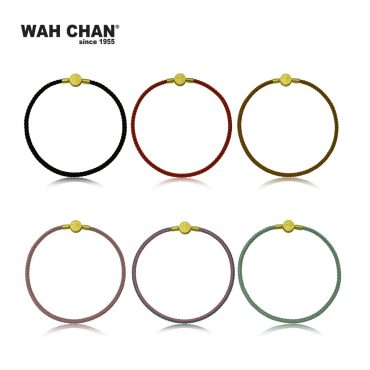 Trendy Charms Bracelet (Black/Red/Green/Pink/Gold/Blue & Pink) with Ruyi Clasp L1B00010Z