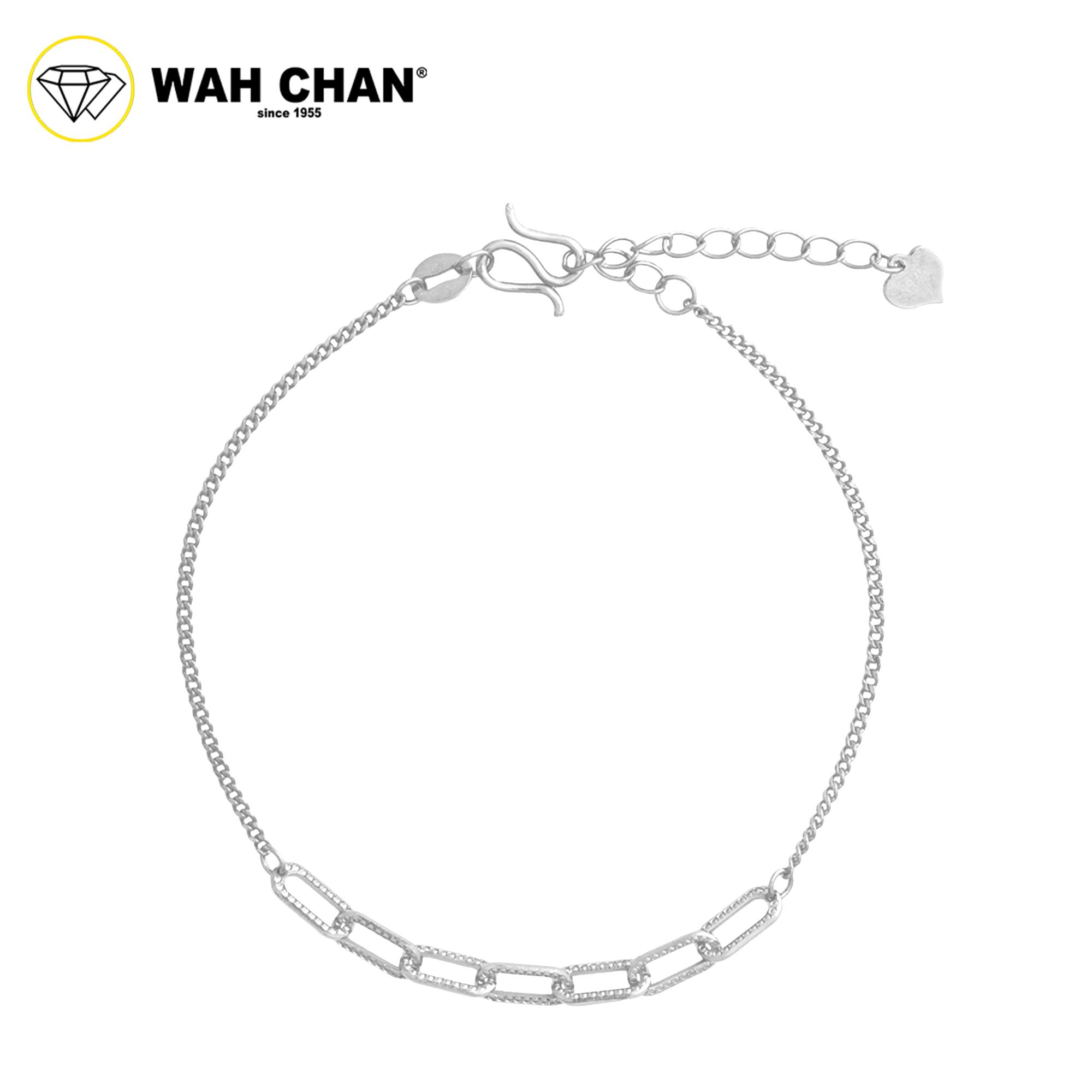 WAH CHAN S925 ITALIAN Silver Bracelet - Paper Clip NSBCO1010 - Image 3
