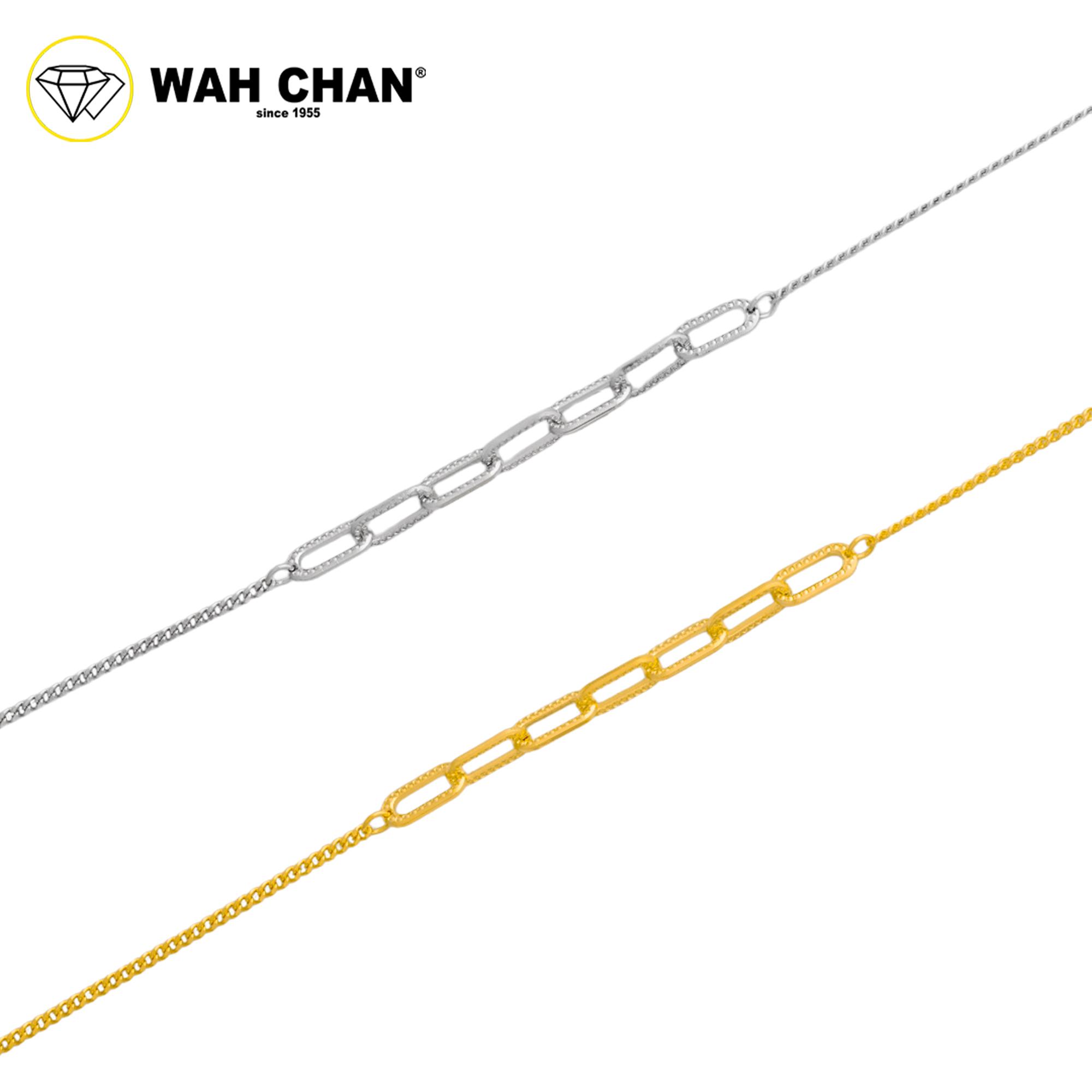 WAH CHAN S925 ITALIAN Silver Bracelet - Paper Clip NSBCO1010 - Image 4