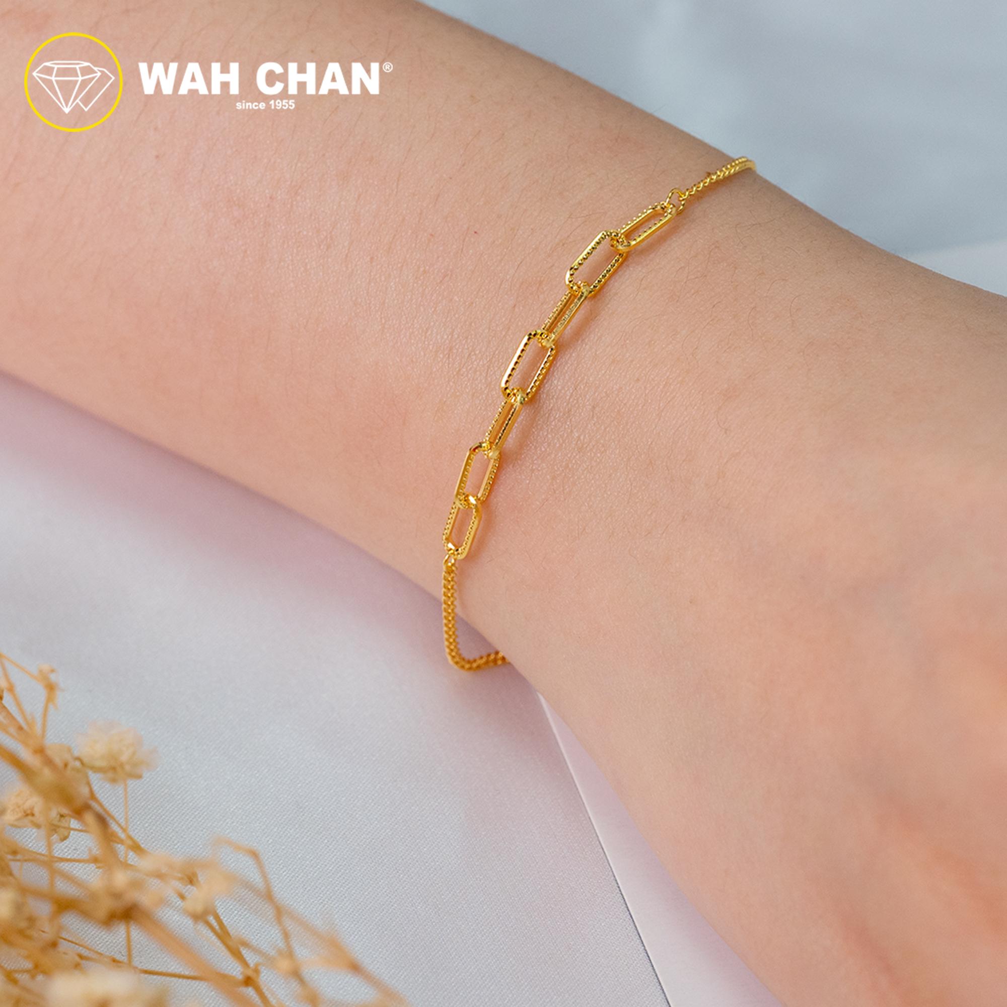 WAH CHAN S925 ITALIAN Silver Bracelet - Paper Clip NSBCO1010 - Image 6